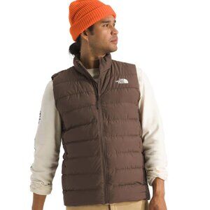 NWT 2024 The North Face Aconcagua 3 Down Puffer Vest Smokey Brown Men's Lrg
